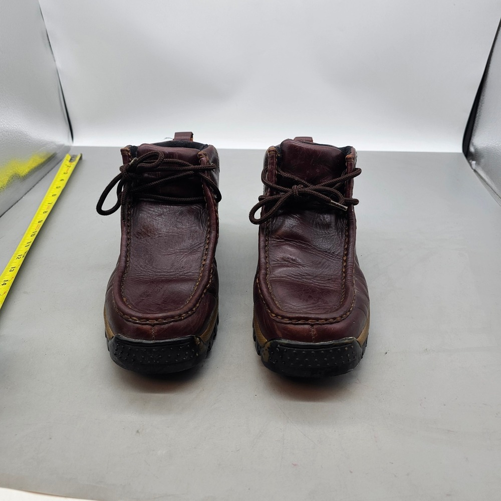Stacy Adams SAO Mens Brown Leather Moc Toe Chukka Boots 63089-05 10.5M